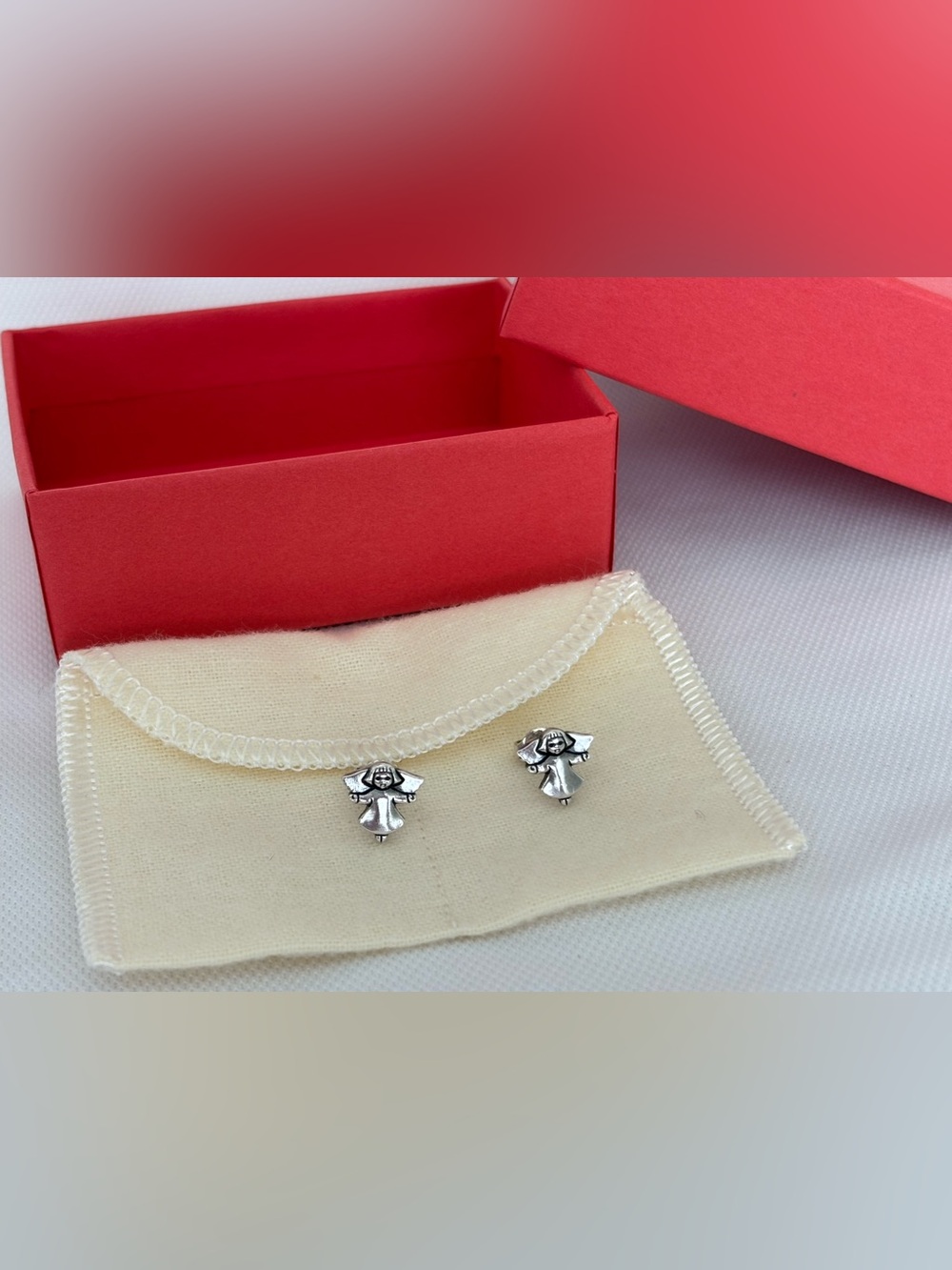 Retired James | Avery Guardian Angel Stud Earrings